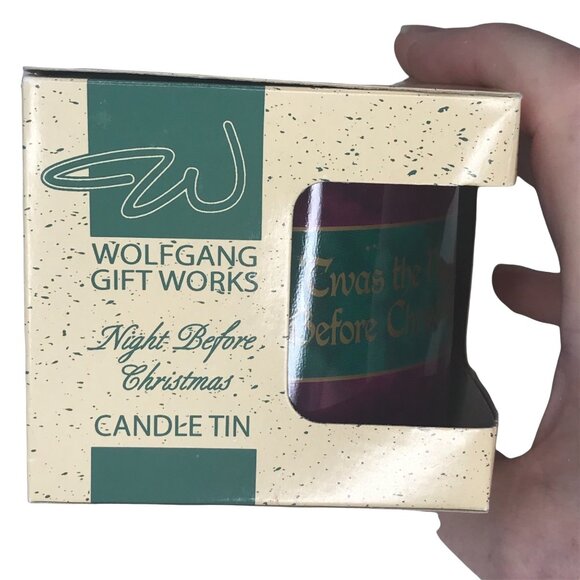 Wolfgang Gift Works Other - Wolfgang Gift Works Night Before Christmas Candle Tin New In Box